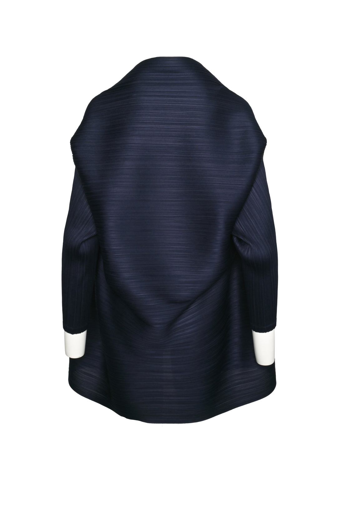 Pleats Please Size 5 Single Button Draped Pleated Jacket