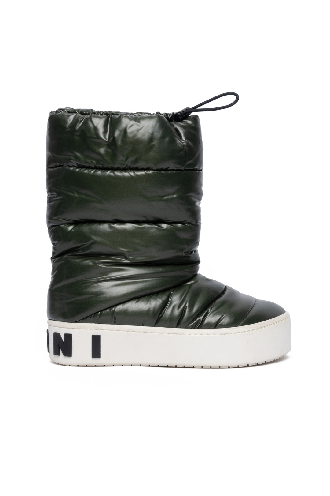 Marni Size 37 Puffer Nylon Ankle Boots