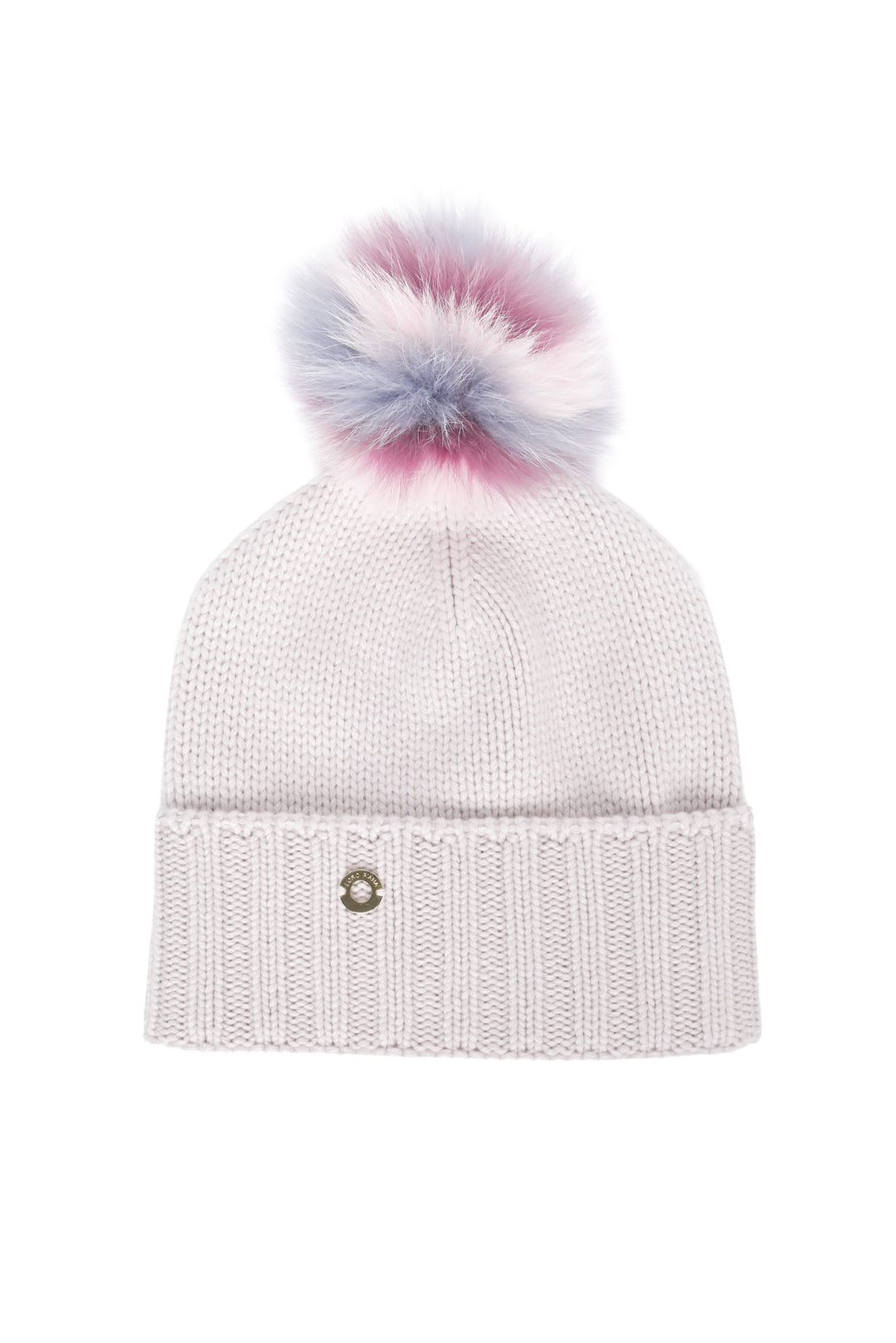 Loro Piana Size OS Fox Pom Pom Cashmere Beanie