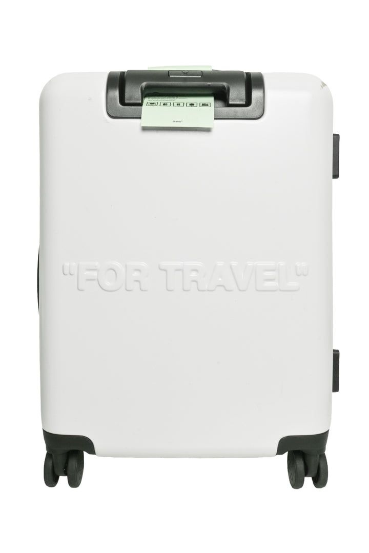 Off White Arrow Trolley Suitcase