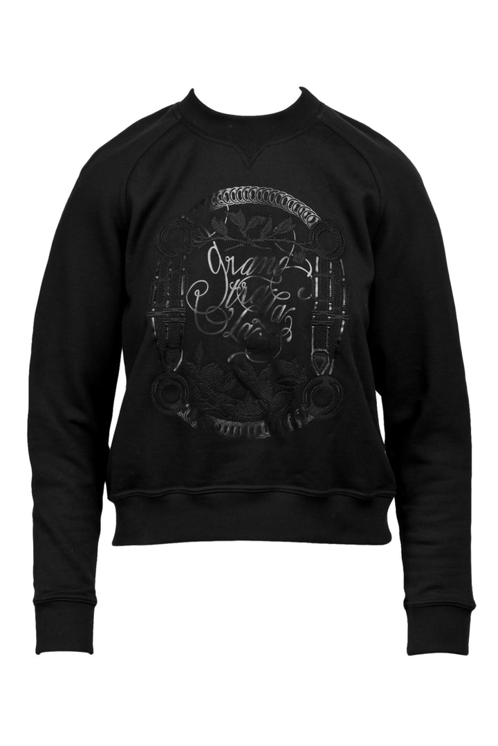 Hermes Size 36 Grand Tralala Embroidered Sweatshirt