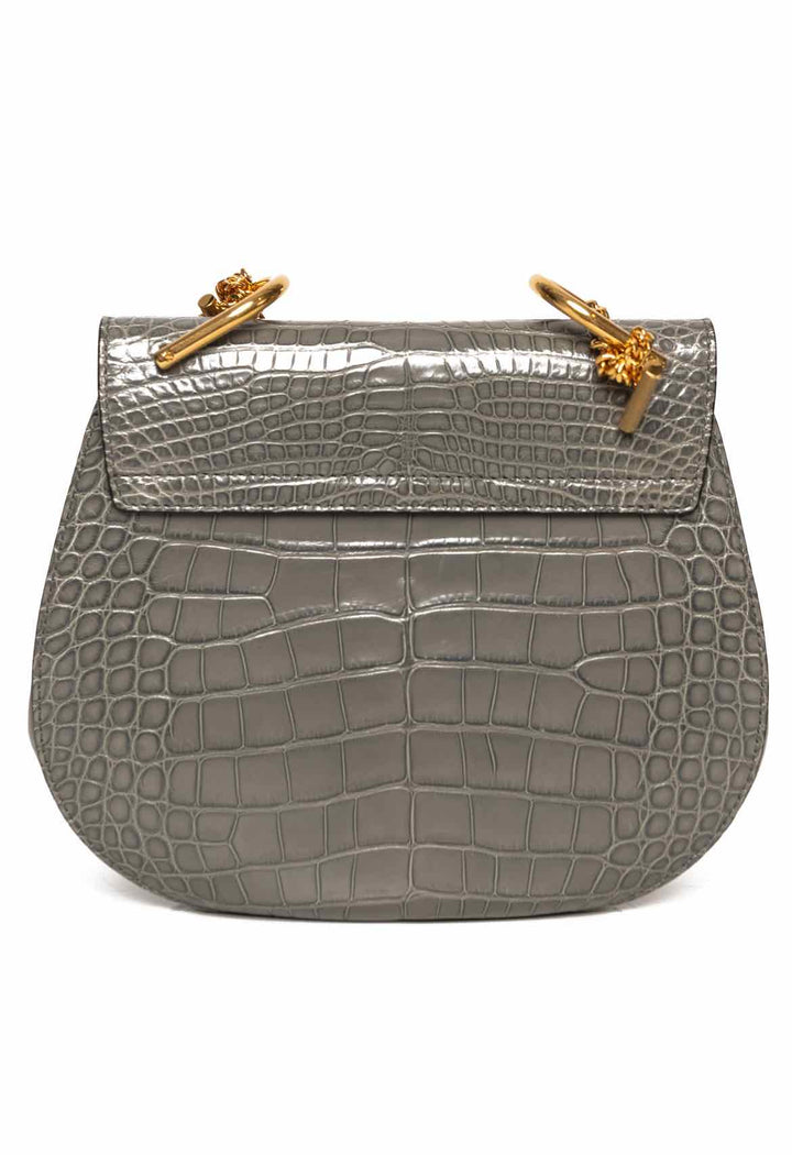 Chloe Alligator Drew Crossbody