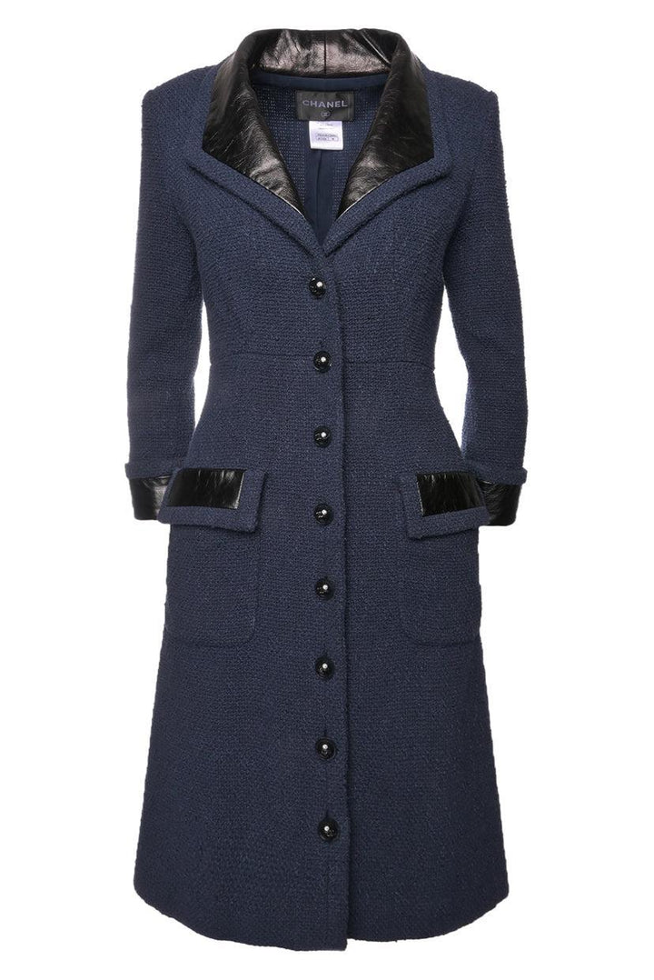 Chanel Size 36 CC Buttons Tweed Coat
