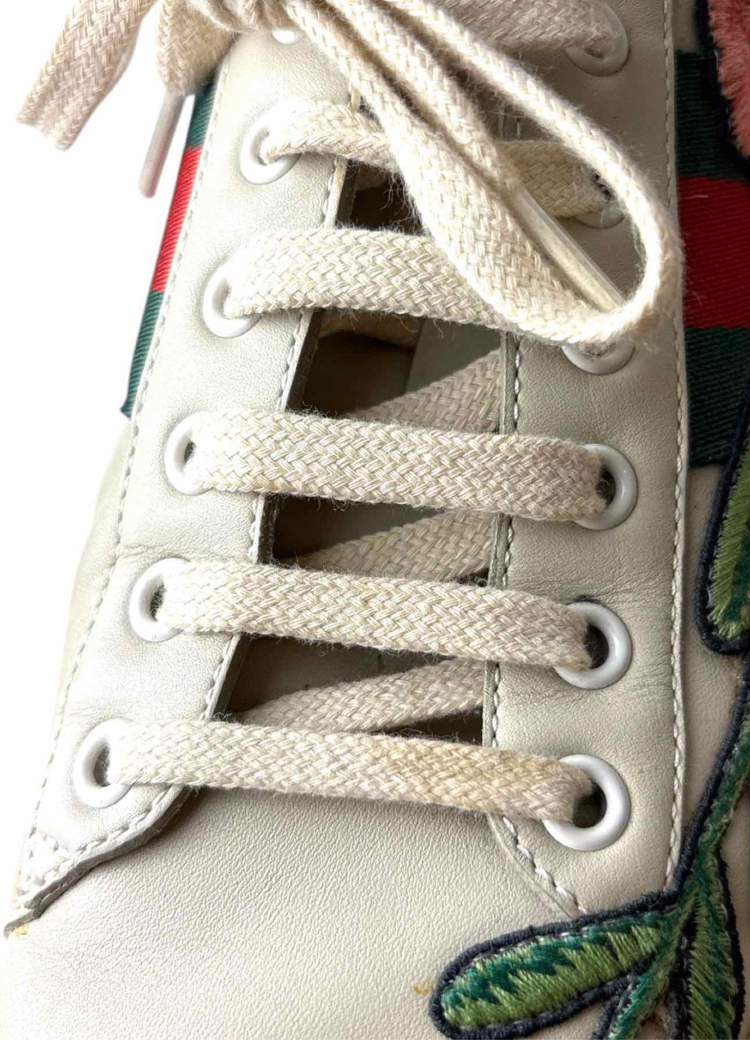 Gucci Ace Low-top Floral Embroidered Size 10 Men's Sneakers