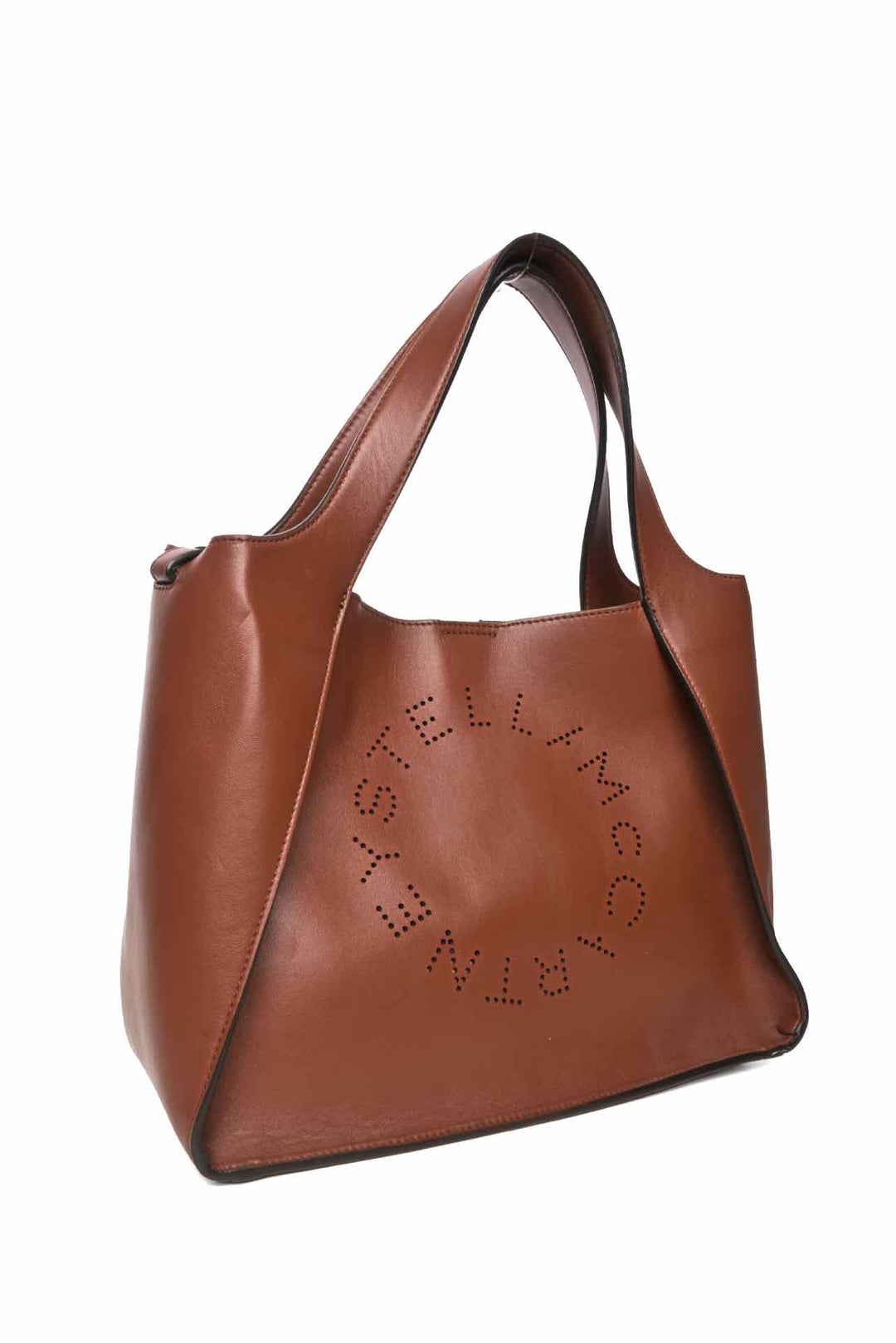 Stella Mccartney Faux Leather Logo Tote