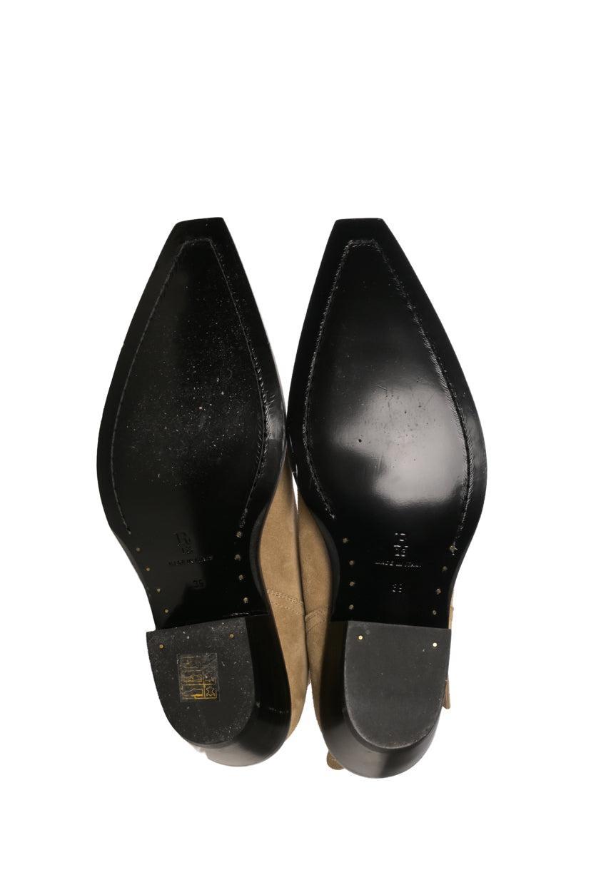 R13 Size 39 Suede Western Ankle Boots