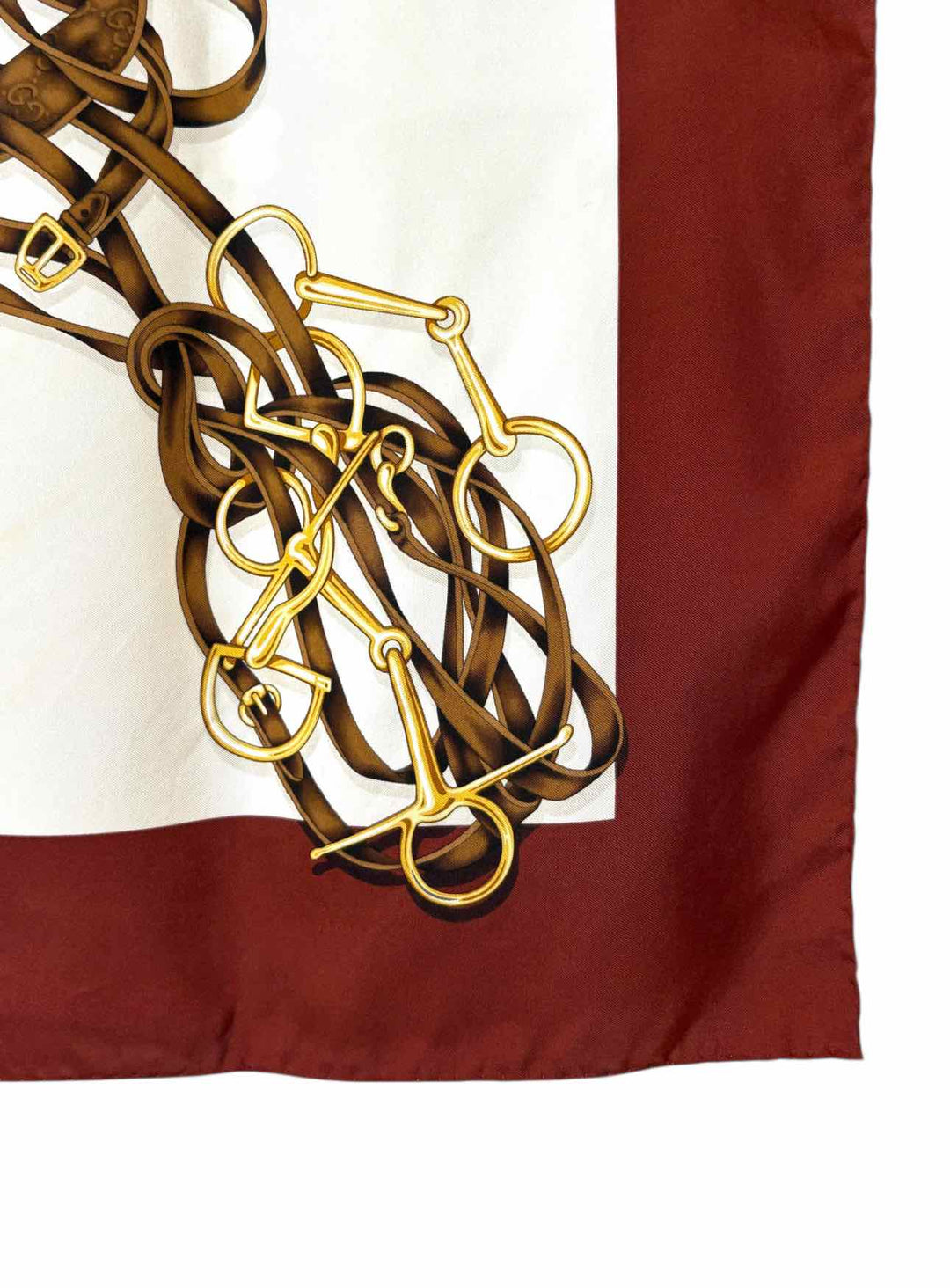 Gucci 85th Anniversary Equestrian Print Silk Scarf