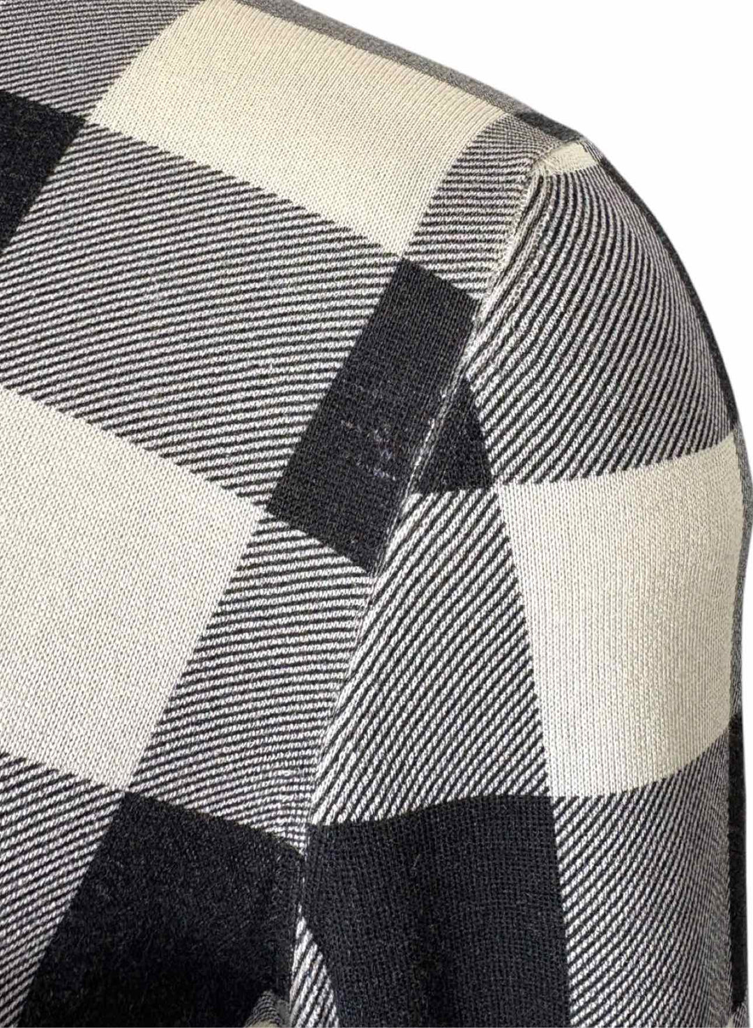 Dolce & Gabbana Size 40 Check Silk Cardigan