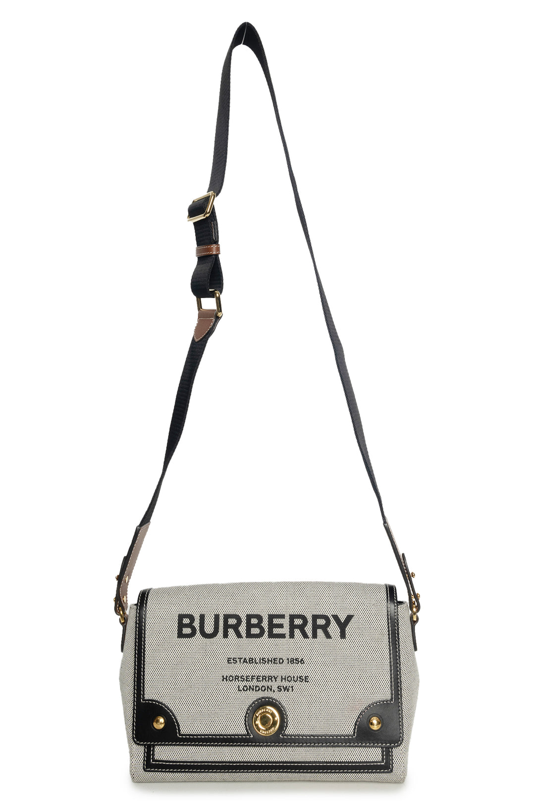 Burberry Medium Canvas Horseferry Crossbody