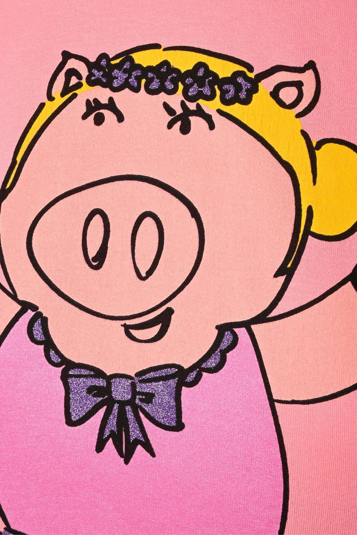 Dolce & Gabbana Size 40 Year of the Pig Ballerina T-Shirt