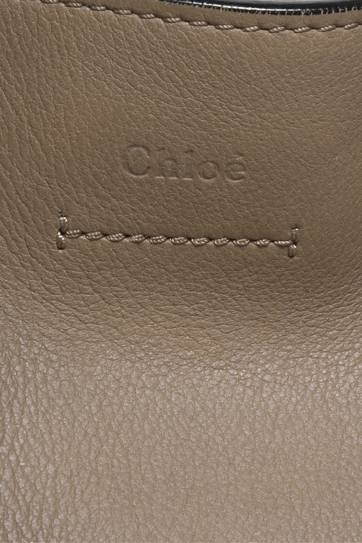 Chloe Medium Milo Leather Shopping Tote