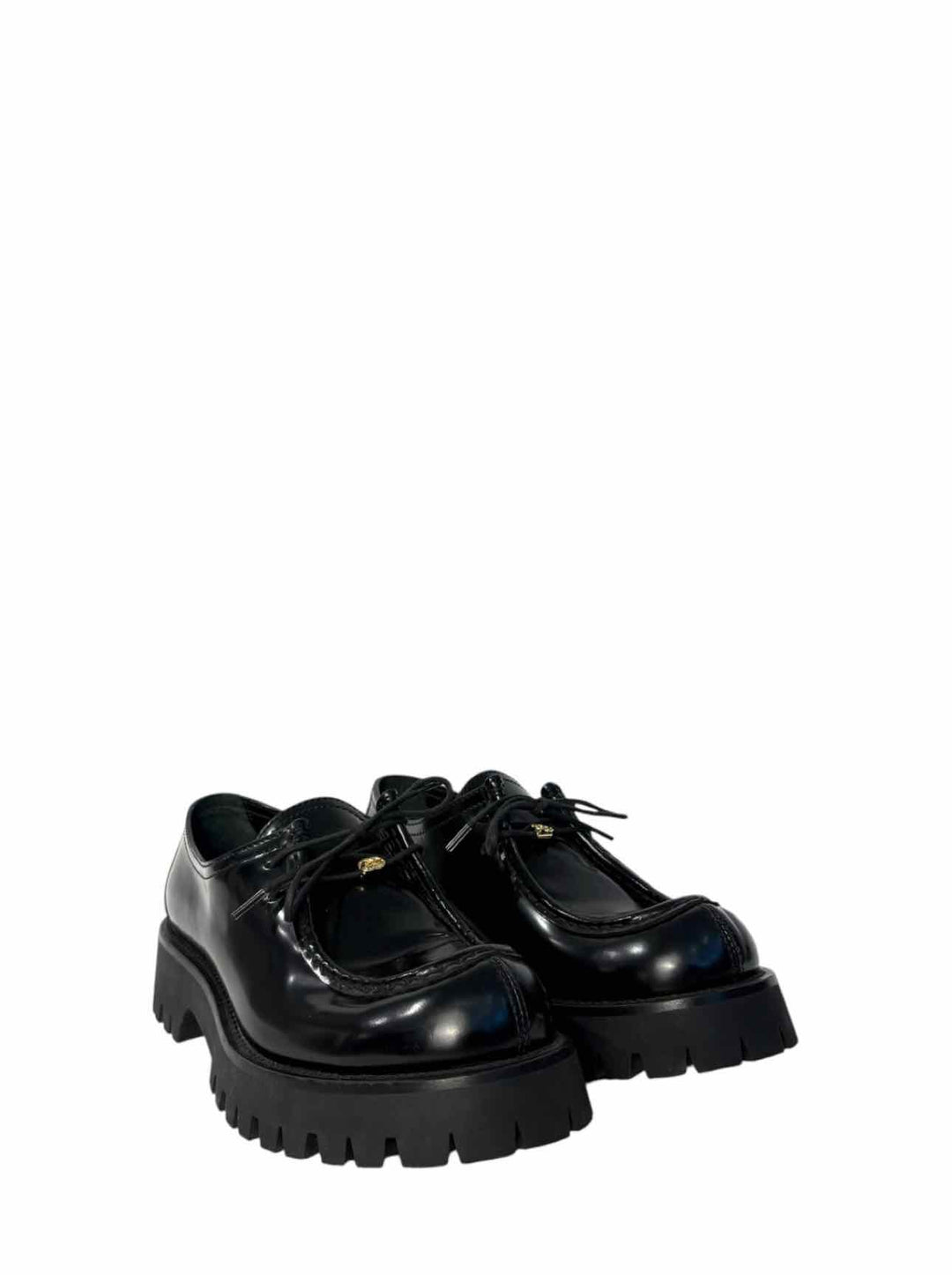 Gucci Size 39.5 Bee Embroidered Lug Sole Loafers