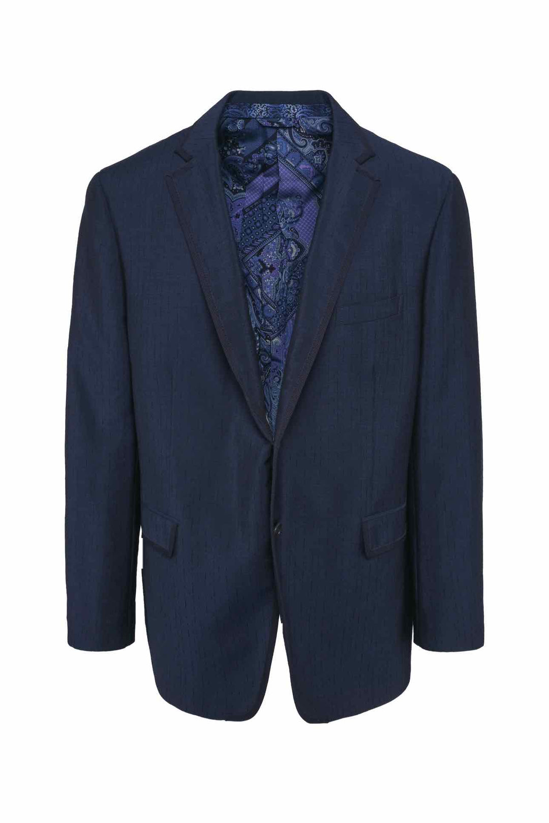 Etro Size 48 Men's Mohair & Wool Single Breasted Blazer