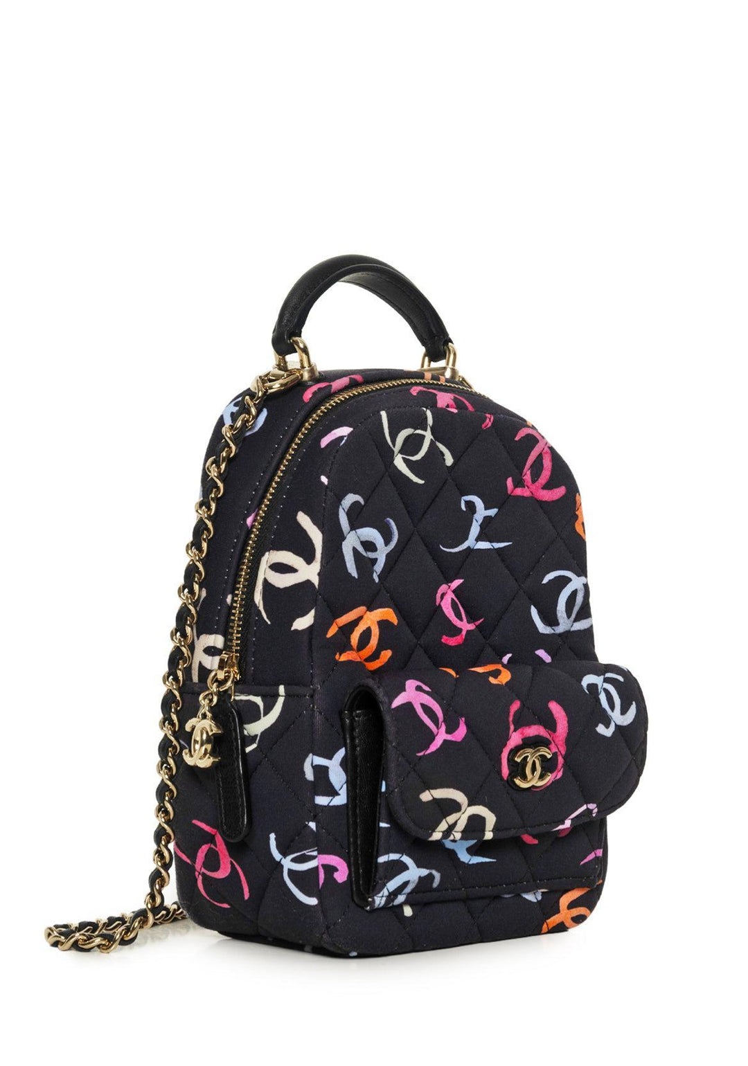 chanel classic mini backpack Chanel Quilted CC Mini Classic BackPack - Luxury Used Designer Backpack