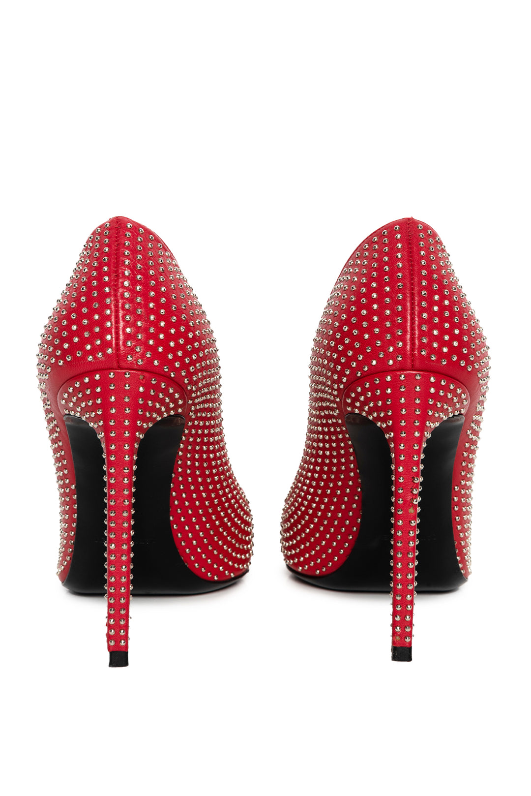 Saint Laurent Size 38 Studded Leather Pumps