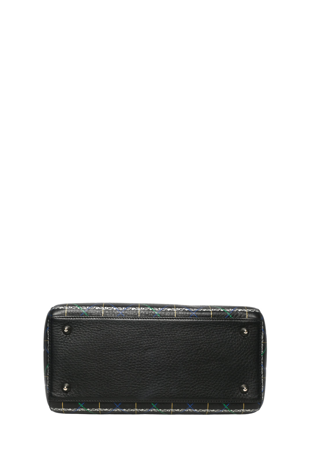 Dior 2015 Multicolour Cannage Print Calfskin Leather Medium Lady Dior Purse
