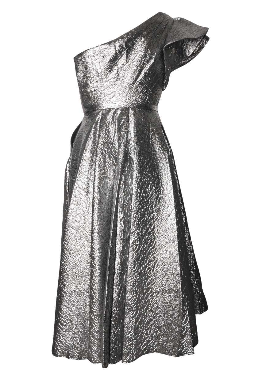 Mac Duggal Size 0 One ShoulderMidi Dress