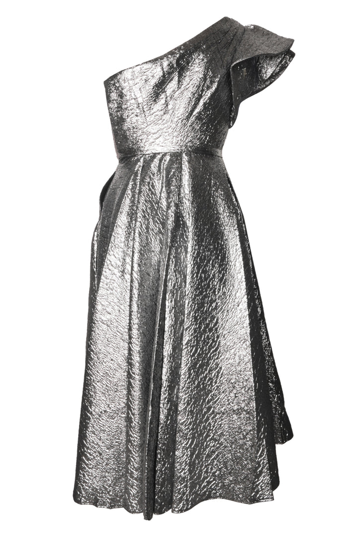 Mac Duggal Size 0 One ShoulderMidi Dress