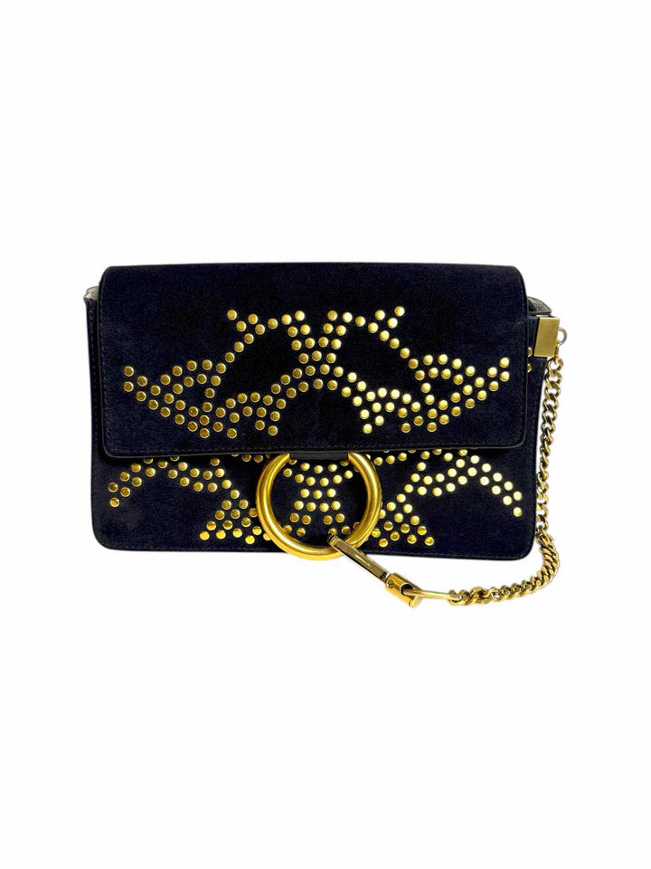 Chloe Small Faye Suede Studded Purse