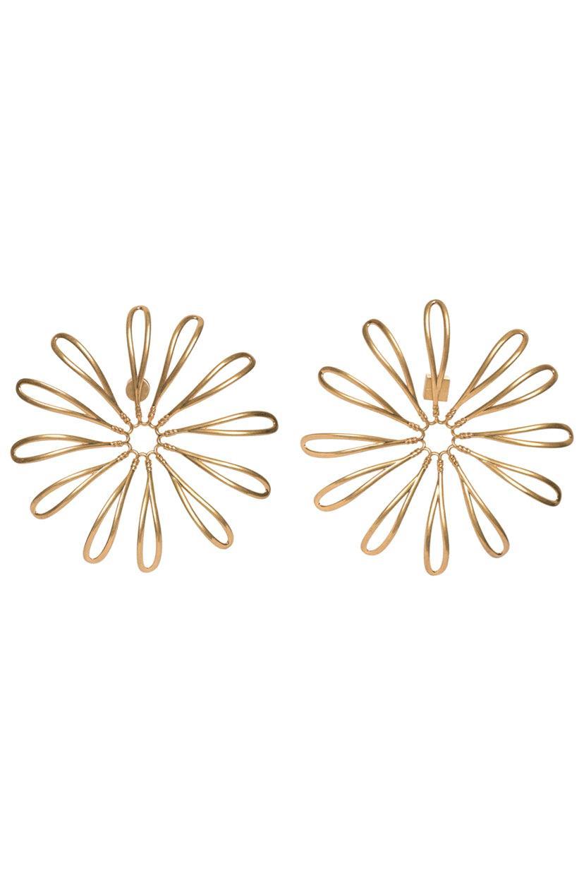 Jacquemus Oversized Flower Stud Earrings