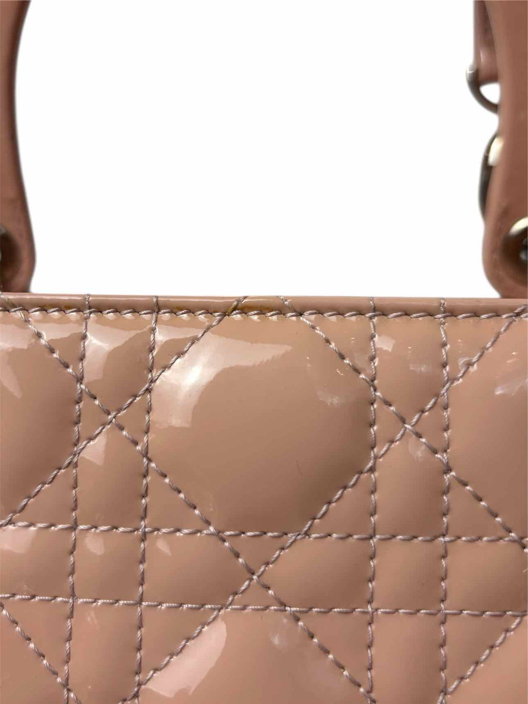 Dior Lady Dior Medium Patent Cannage Purse