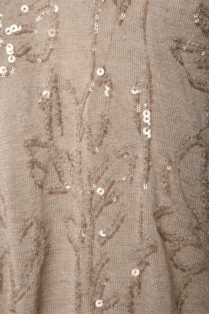 Brunello Cucinelli Size L Dazzling Sleeveless Sweater
