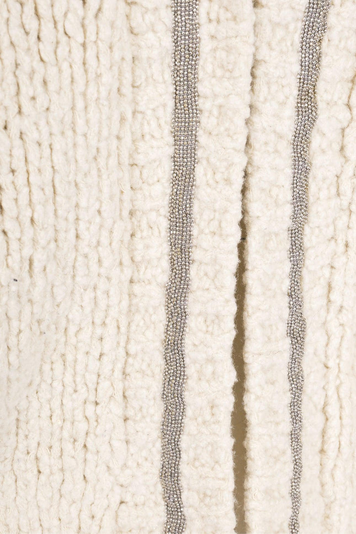 Brunello Cucinelli Size S Monili Trim Cardigan