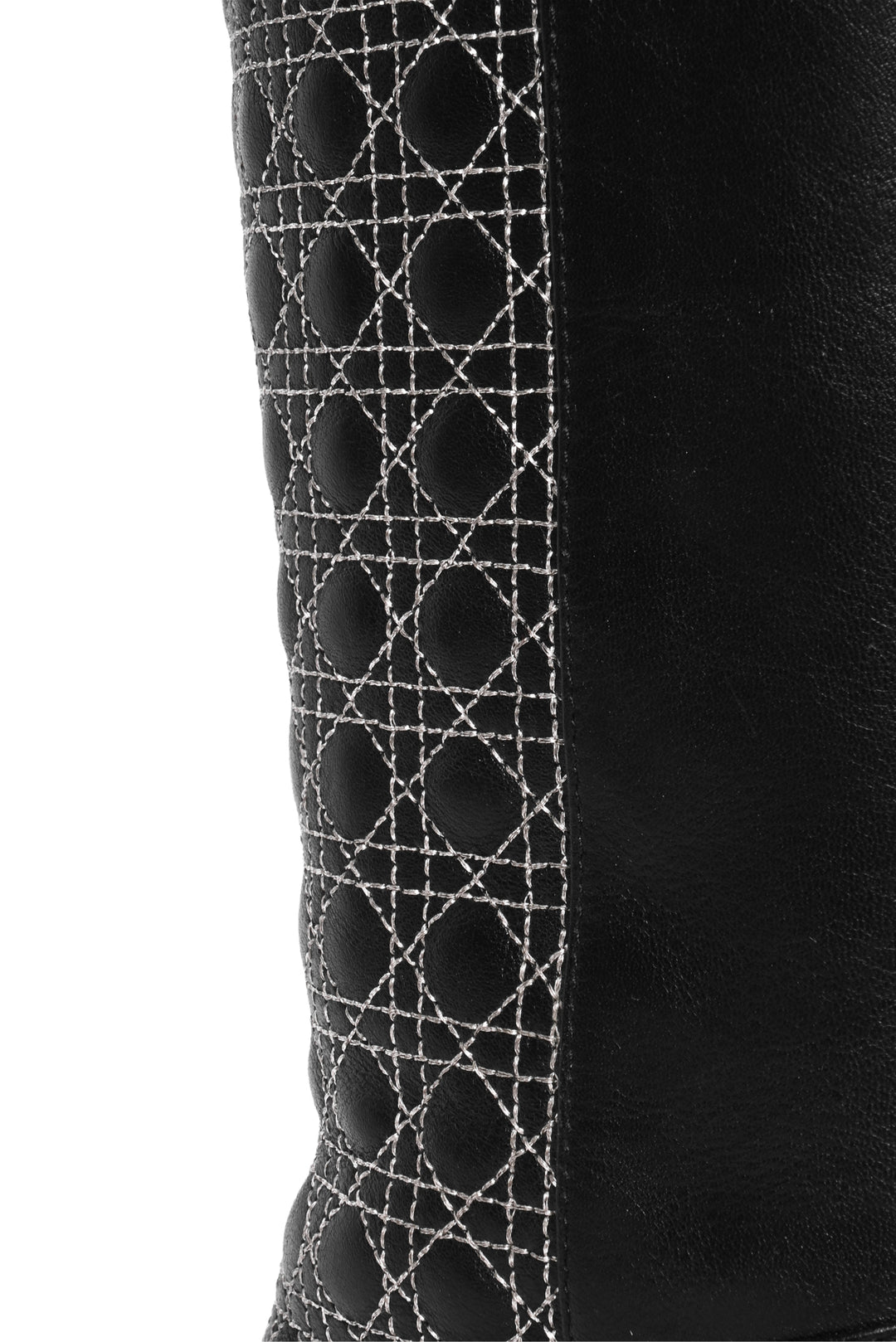 Dior Size 34 Cannage Quilted Tall Boots