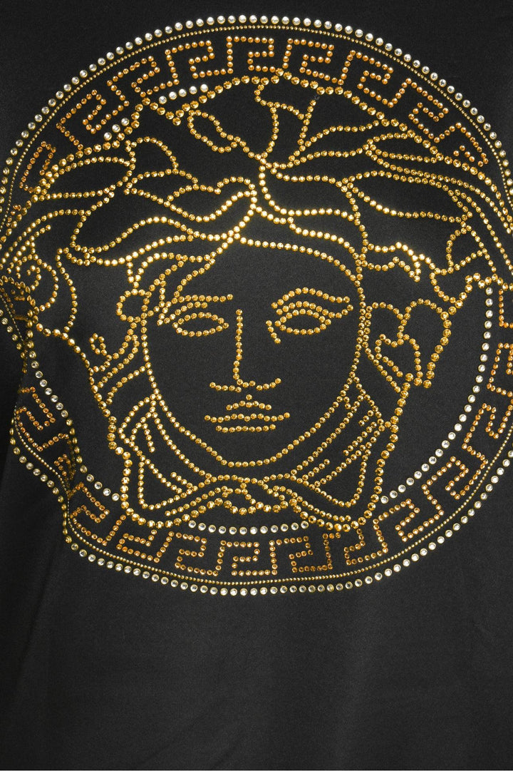 Versace Size 40 Medusa Studded Crewneck Sweatshirt