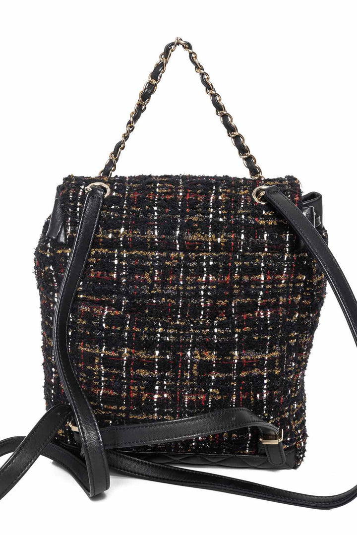 Chanel 2010 Tweed Mini Urban Spirit Backpack