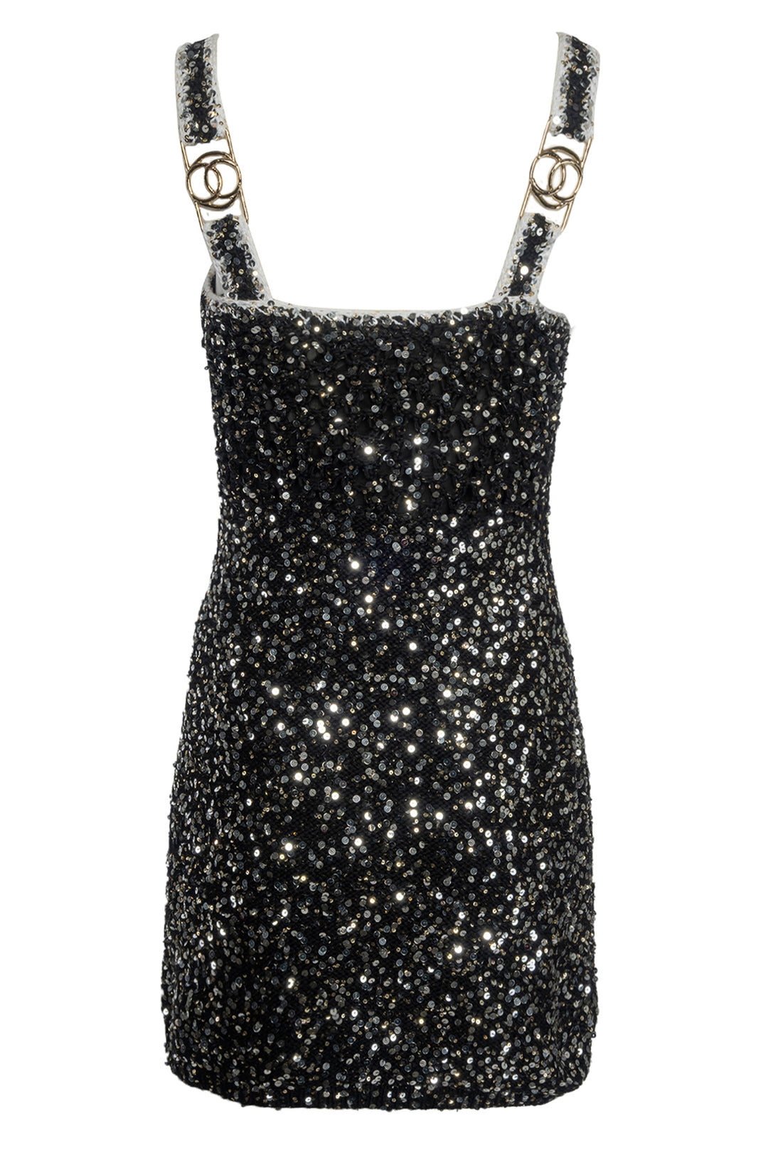 Chanel Size 36 Sequin Knit Mini Dress