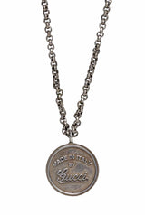 Gucci Unisex Trademark Pendant Necklace.