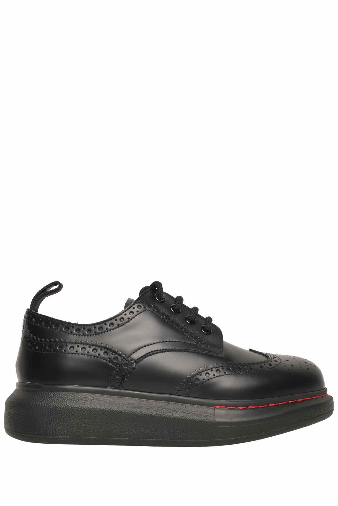 小物 ALEXANDER MCQUEEN Alexander Mcqueen Size 37 Hybrid Lace Up Brogue Oversized Low Top