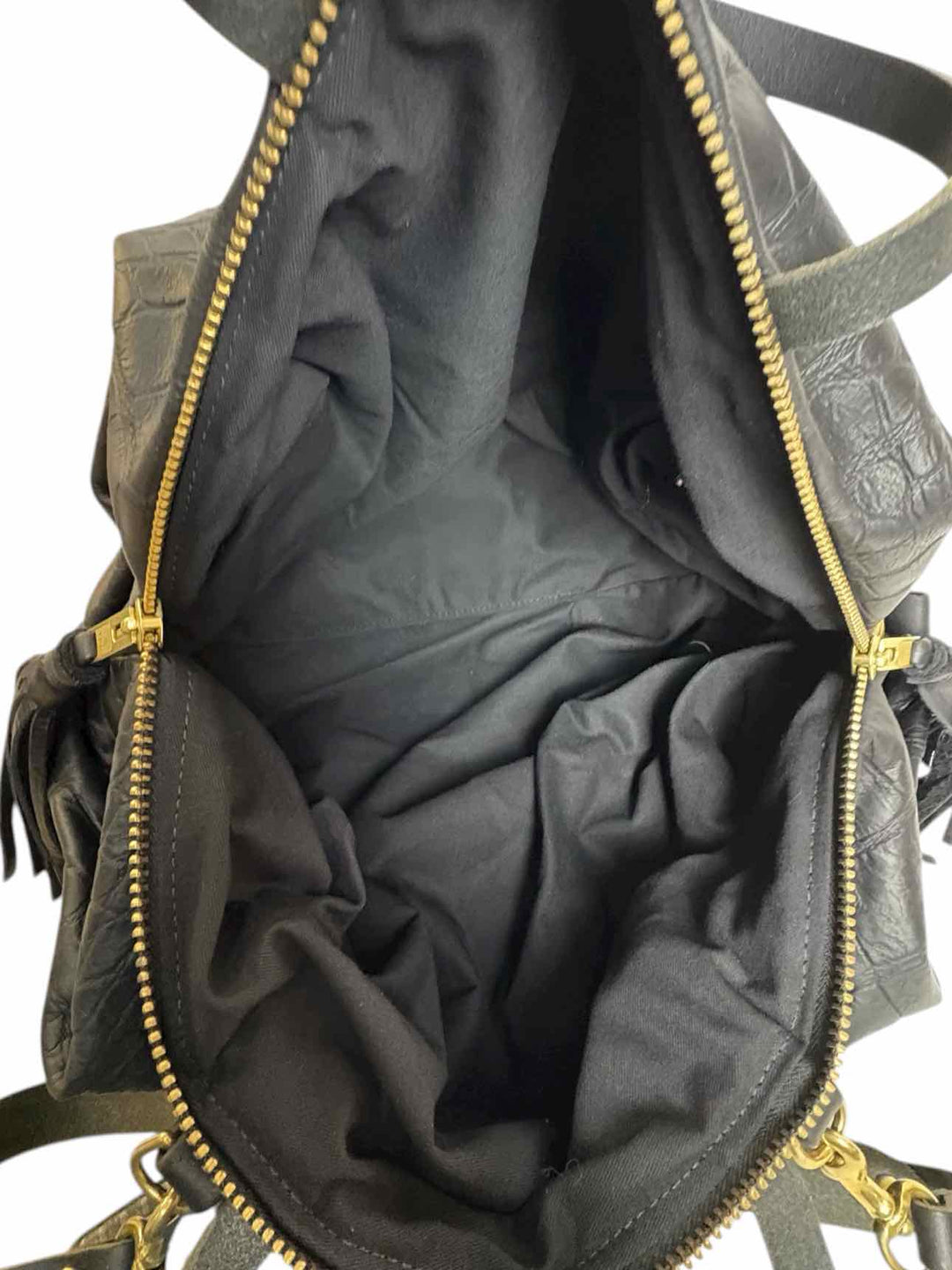 Custom Croc Embossed Leather Purse