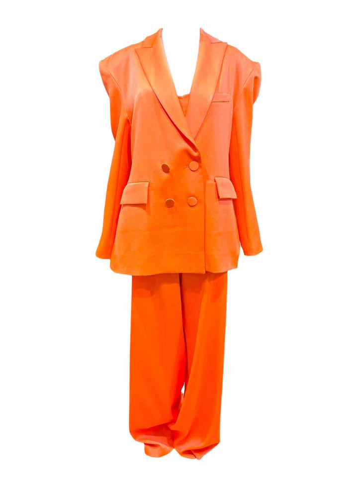 Alex Perry Size 12 Oversized Double Breasted Neon Suit