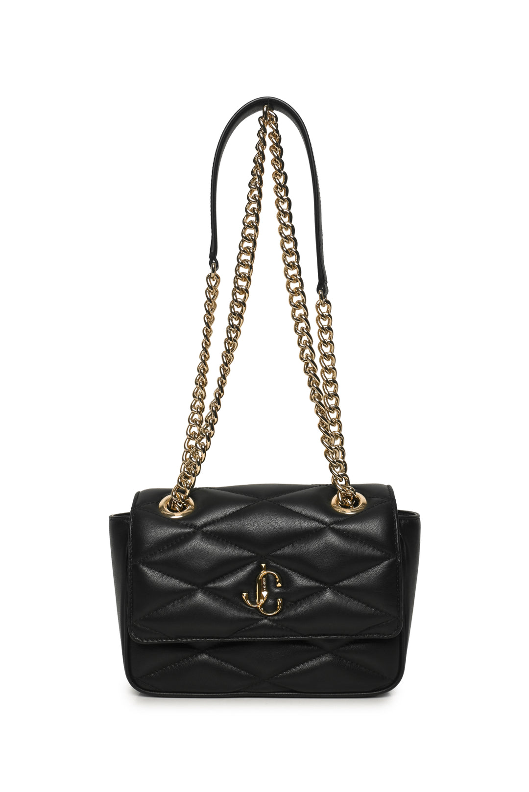 Jimmy Choo Farone Flap Quilted Shoulder Bag