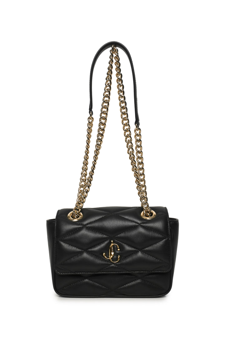 Jimmy Choo Farone Flap Quilted Shoulder Bag