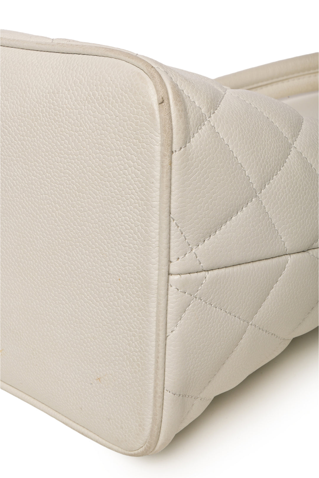 Chanel 2008-2009 Quilted Caviar Medallion Tote