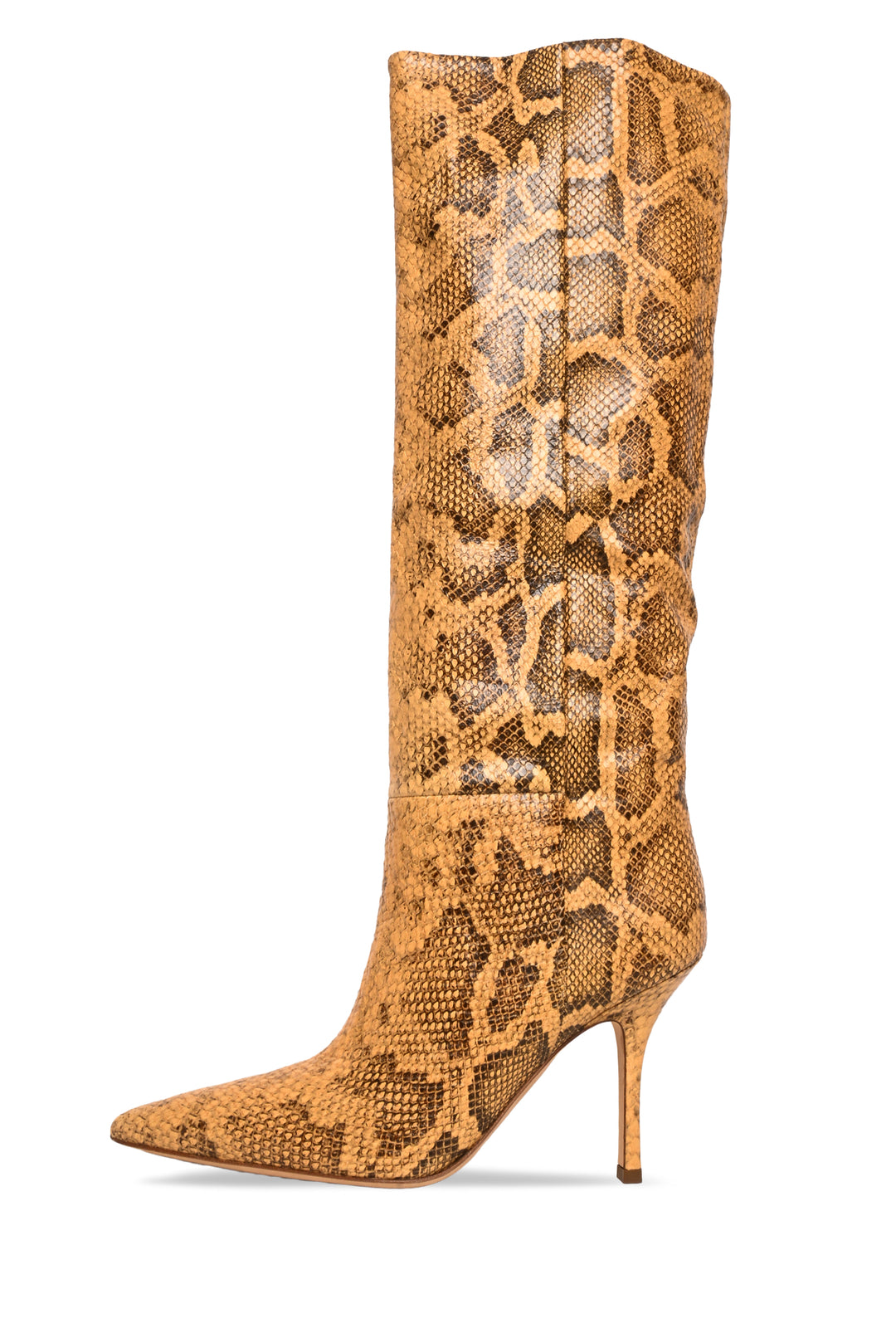 Paris Texas Size 40 Mama Leather Heeled Knee-High Boots