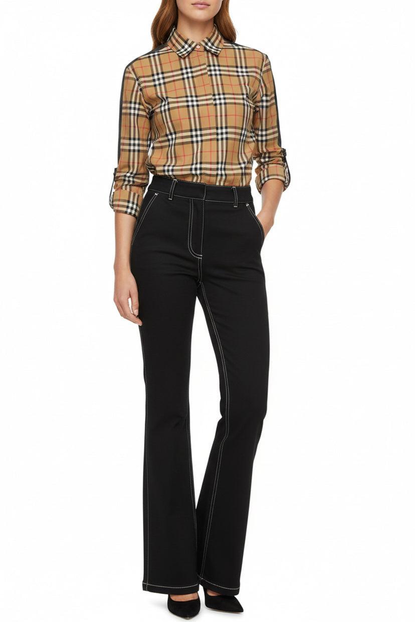 Burberry Novacheck Size 4 Blouse