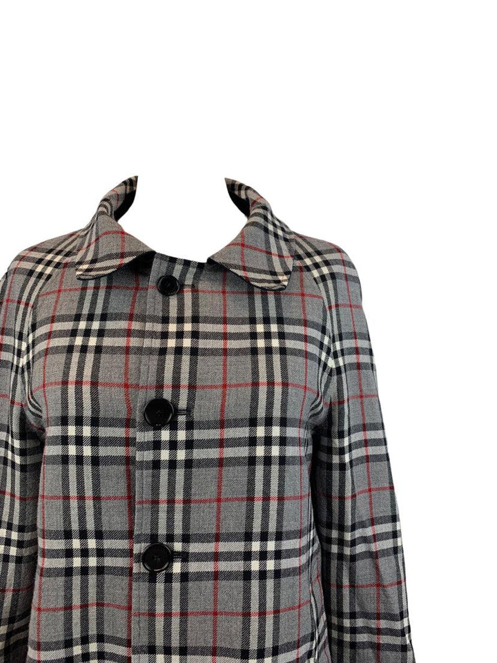 Burberry Size XXS Reversible Check Coat