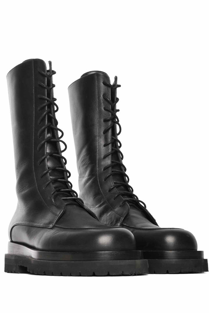MAGDA BUTRYM Size 38 Tall Leather Combat Boots