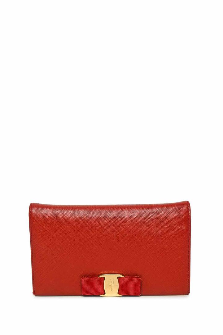 Salvatore Ferragamo Miss Vara Bow Wallet on Chain