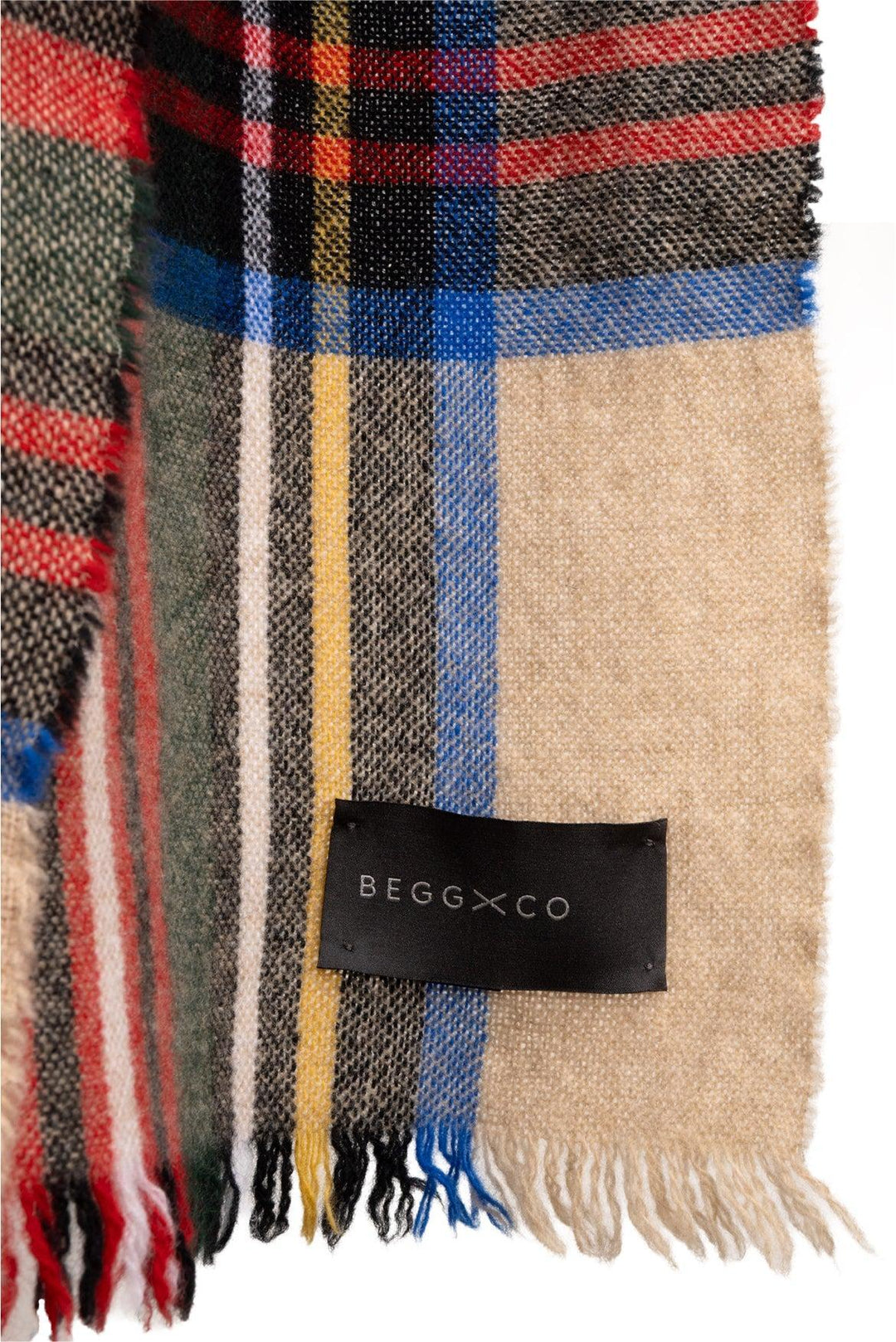 Begg x Co Size OS Wool & Cashmere Shawl