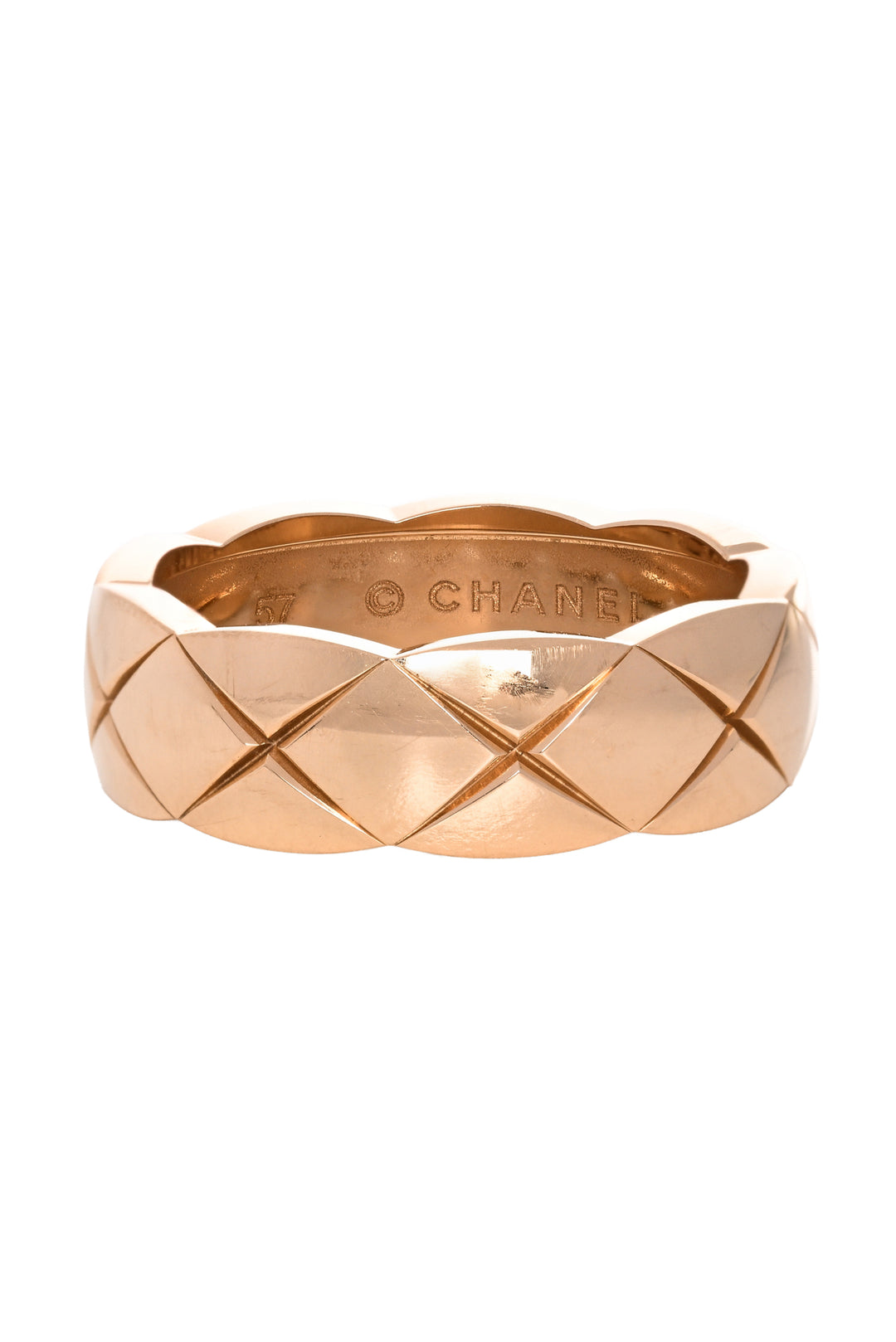 Chanel Size 8 2026 18K Beige Gold Coco Crush Ring