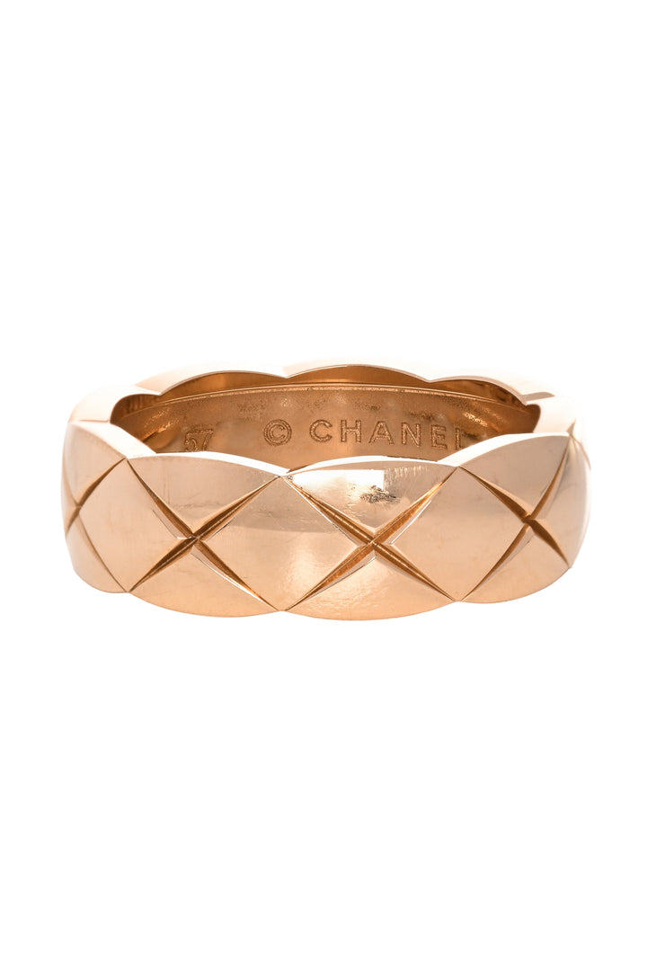 Chanel Size 8 2026 18K Beige Gold Coco Crush Ring
