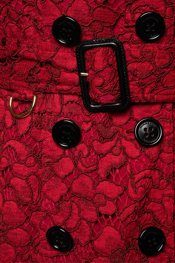 Burberry Size 4 Lace Trench Coat