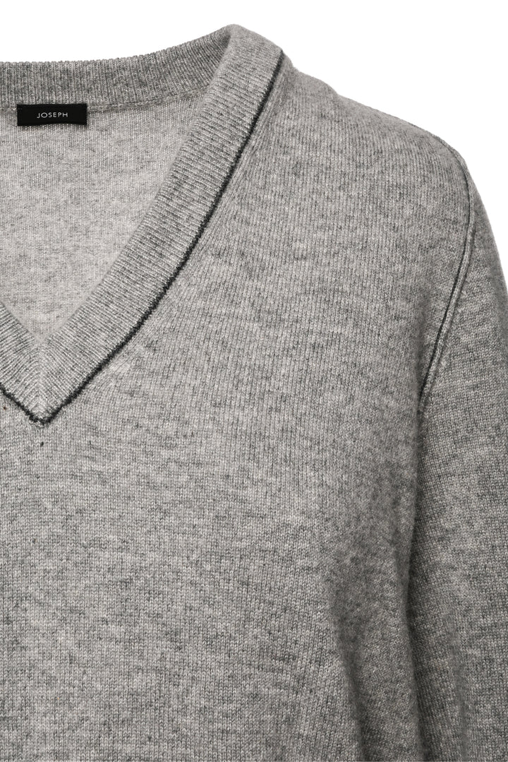 Joseph Size L V-Neck Cashmere Sweater