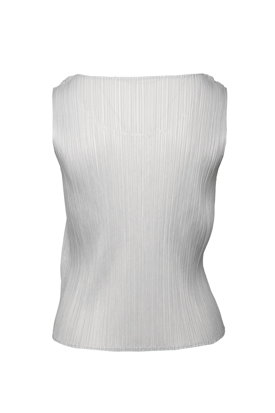 Pleats Please Size S/M Pleated Scoop Neck Tank Top
