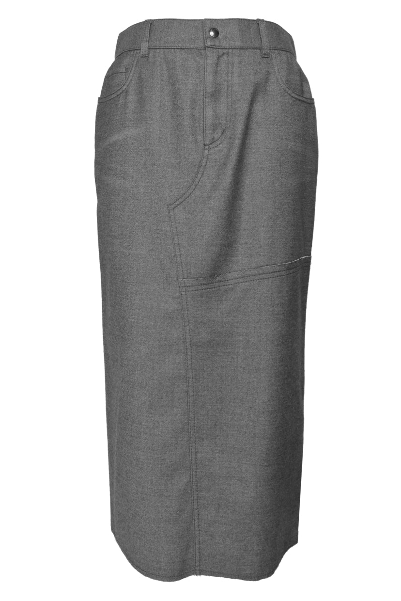 Tom Ford Size 38 Tailored Cashmere Midi Skirt